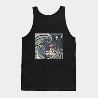 boat caught in the wave Tank Top